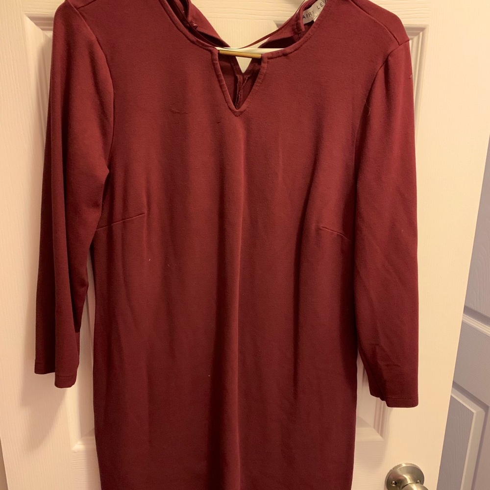 Larry Levine Quarter Sleeve Dress